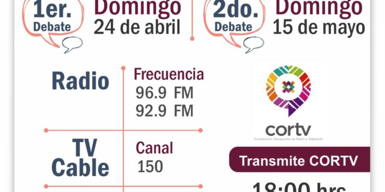 Todo listo para el Primer Debate entre candidatas y candidatos a la Gubernatura
