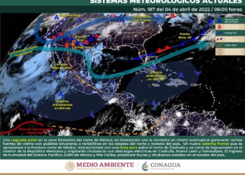 LA ONDA DE CALOR MANTENDRÁ AMBIENTE CALUROSO A MUY CALUROSO EN HORAS DE LA TARDE EN GRAN PARTE DEL TERRITORIO NACIONAL, ASIMISMO SE REGISTRARÁN FUERTES RACHAS DE VIENTO EN LOS ESTADOS DEL NORTE Y NORESTE DEL PAÍS.
