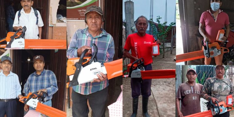 World Vision México acude al auxilio de pequeños productores de Café Pluma donando motosierras