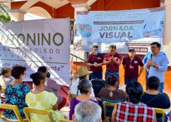 Antonino Morales Toledo, beneficia a Juchitán con jornada de Salud Visual gratis