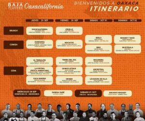 Asiste a “Oaxacalifornia Baja Flavors”, festival gastronómico en Oaxaca