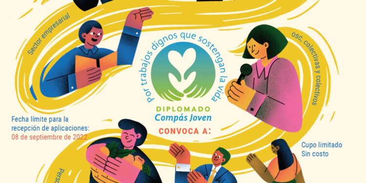 Lanzan Diplomado «Compás Joven: por trabajos dignos que sostengan la vida»