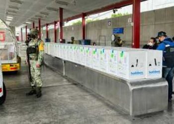 Recibe INCan quinto cargamento de vacunas pediátricas contra COVID-19 del mecanismo Covax