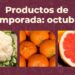 Productos de temporada: octubre