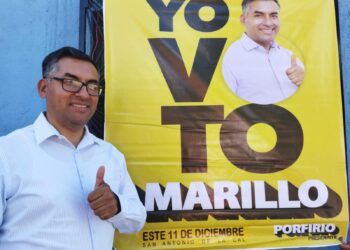 Por amor a San Antonio de la Cal, iniciamos campaña para la presidencia con la planilla amarilla