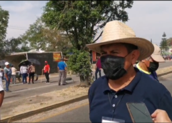 Bloqueo sobre la carretera federal 190