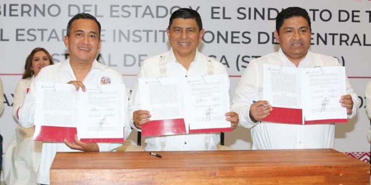 Nino Morales, el Gran Estratega de Oaxaca, logra histórico acuerdo con el sindicato de trabajadores del estado