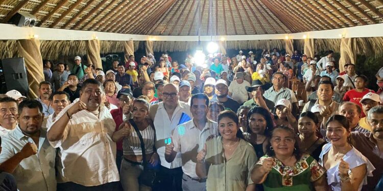 Confirma San Pedro Mixtepec lealtad y compromiso con el Revolucionario Institucional