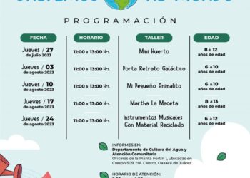 Invita Soapa a niñas y niños a participar en talleres de verano