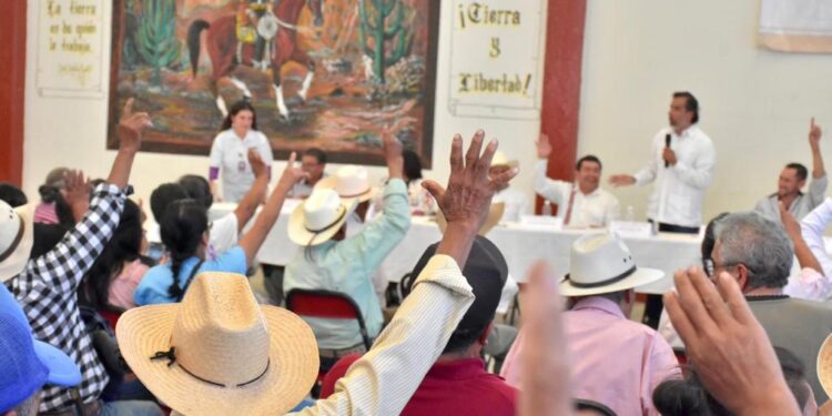 Impulsa Gobierno del Estado acciones para la construcción de la paz en núcleos agrarios