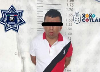 Policía municipal de Xoxocotlán detiene a presunto ladrón
