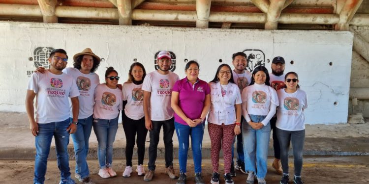 Encabeza Gaby Díaz, Presidenta Municipal de San Jacinto Amilpas dos importantes tequios