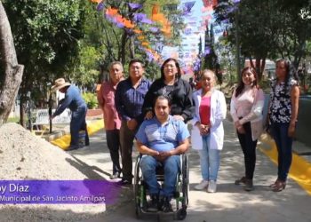 GABY DIAZ, anuncia un tequio masivo en el panteón de San Jacinto Amilpas