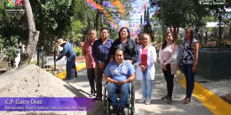 GABY DIAZ, anuncia un tequio masivo en el panteón de San Jacinto Amilpas