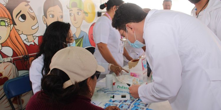 Encabeza Gaby Díaz, la Segunda Jornada de Salud en San Jacinto Amilpas