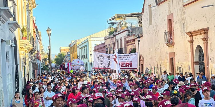 Equipo N. Mota con marcha calenda, respalda la continuidad de Francisco Martínez Neri en Oaxaca