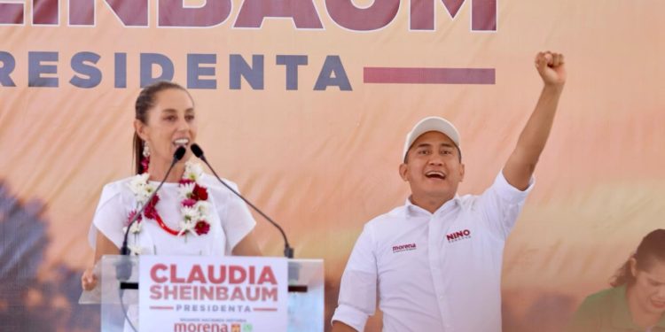Sheinbaum y Nino Morales, firmes con la transformación