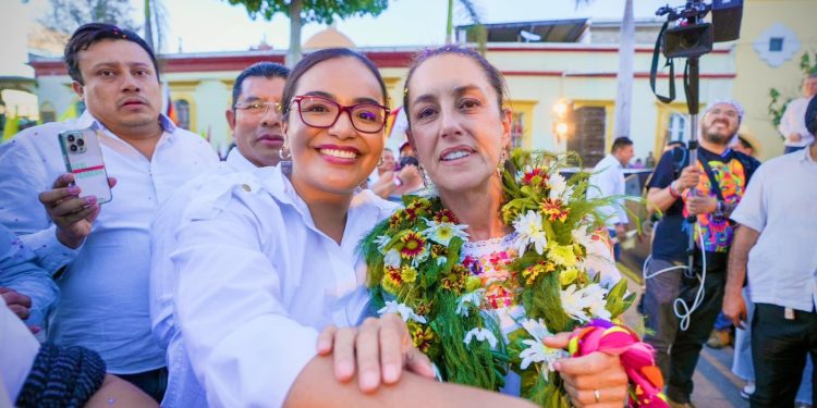 Claudia arrasa en Oaxaca: Liz Arroyo