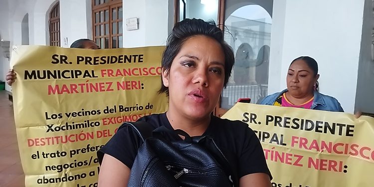 Vecinos del Barrio de Xochimilco exigen destitución de COMVIVE