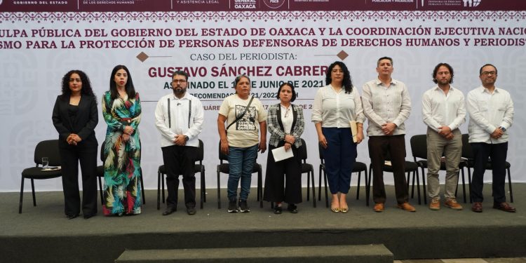 Ofrece Gobierno de Oaxaca disculpa pública a familiares del periodista Gustavo Sánchez