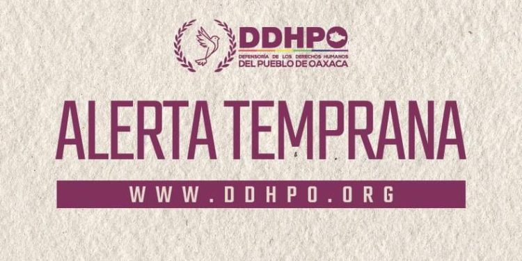 Ante el latente riesgo de aguas torrenciales y huracanes, emite DDHPO Alerta Temprana 02/2024 a fin de proteger los derechos ambientales de las y los oaxaqueños