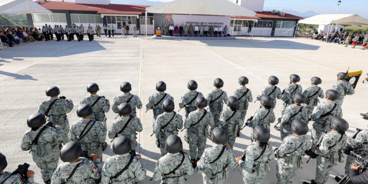Reconoce Gobierno de la Primavera Oaxaqueña trabajo, esfuerzo y dedicación de la Guardia Nacional